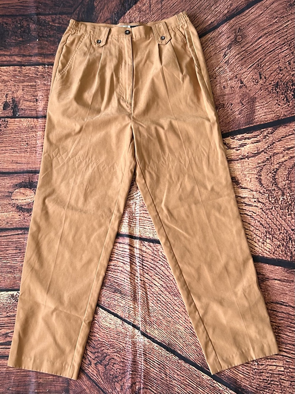 Jamie Sadock Sable Brown Pants Size 10 Stretch Straight Leg Golf